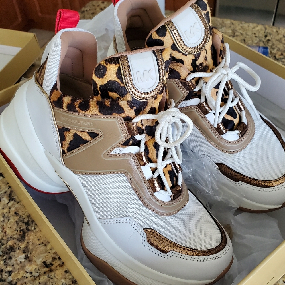 Michael Kors Olympia Trainer Leopard 🐆